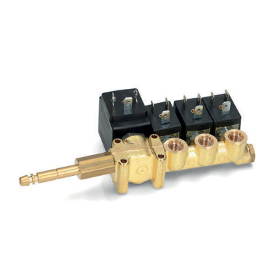 Grupo 4EV 2+2+2+3Vias 24V+Lança - Inserções Inox